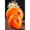 Paramit - Váza Oko oranžová 16 cm a 21 cm