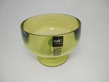 Zak! Designs - Miska na stopke zelená 10 cm